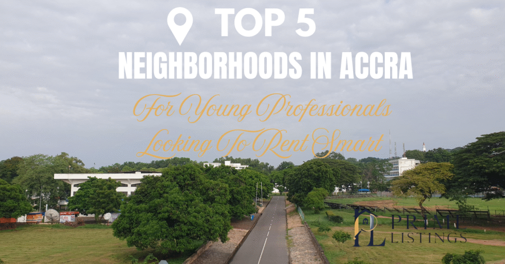 A neighborhood in Accra