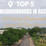 A neighborhood in Accra