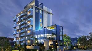 Modern apartment complex in Accra available for rent.